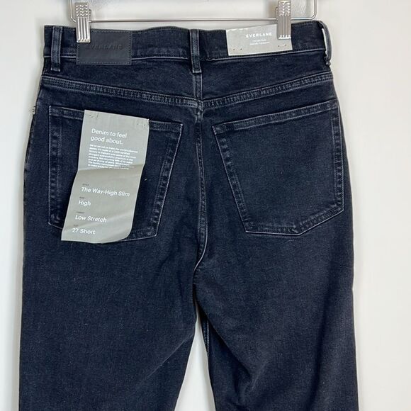 Everlane The Way-High Slim Jean Straight Size 27 Short - Picture 5 of 13